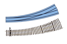 Lenz 45034 - 0 - Bogenweiche links 11,25°